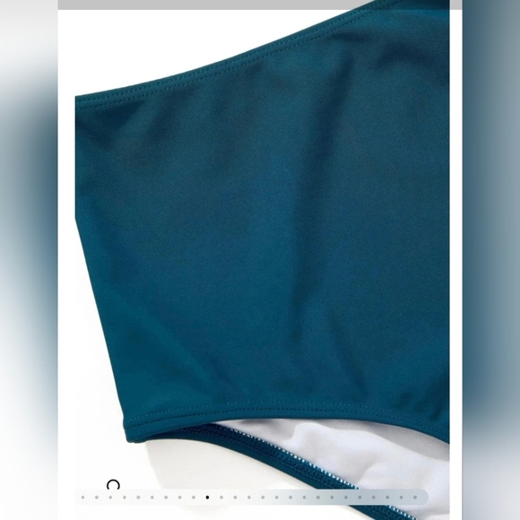 SUUKSESS Teal Halter Tankini Set #645 NWOT - Picture 7 of 10